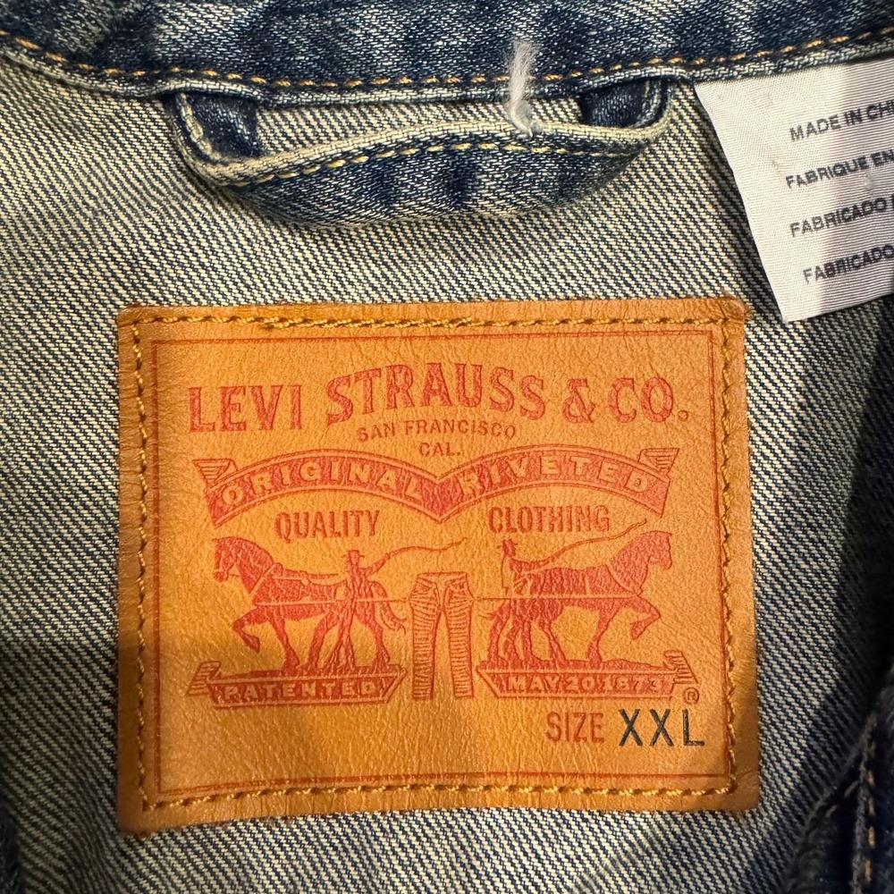 Levi's The Trucker Jacket Medium Wash Denim XXL 72334-0136 - Picture 2 of 16